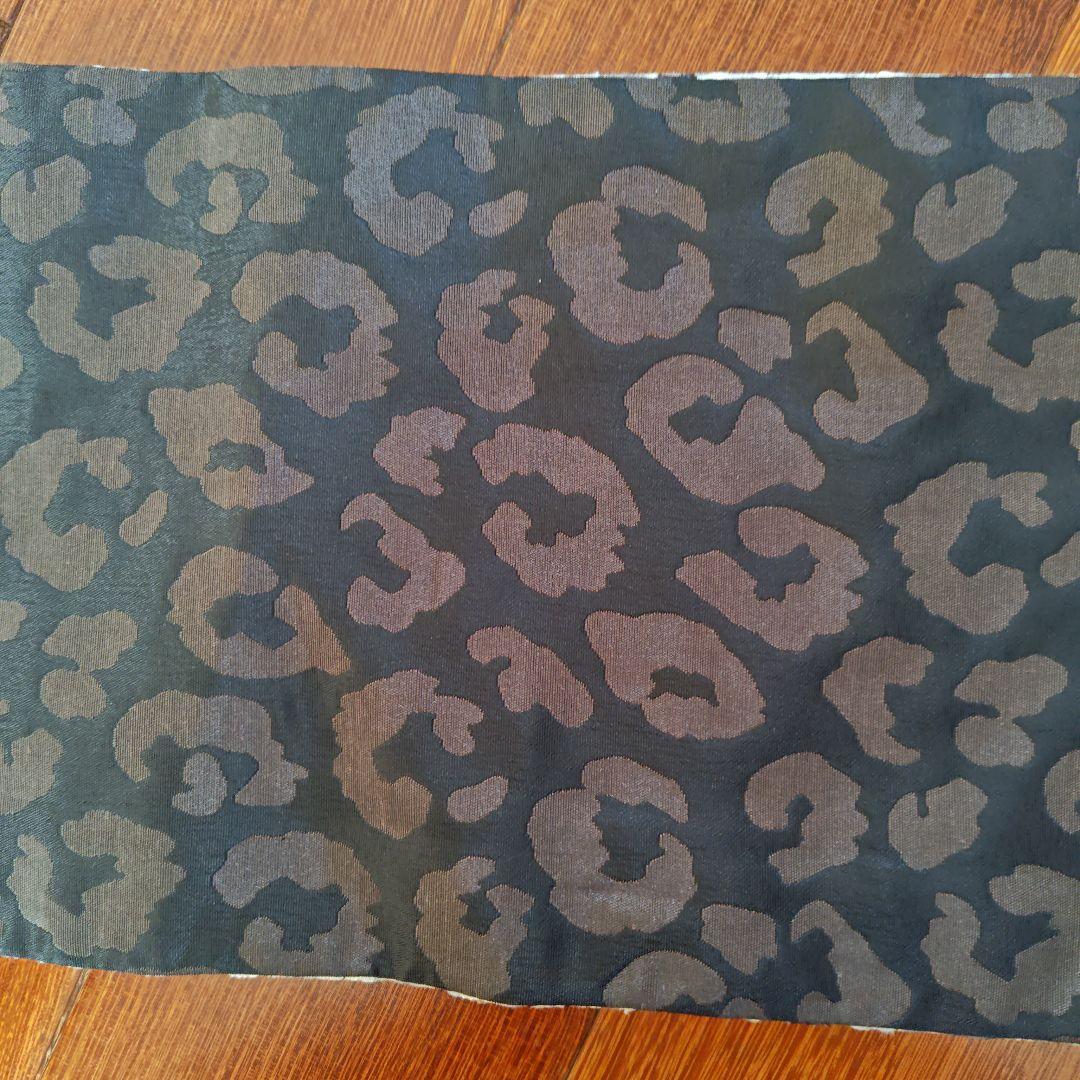 ろっこや 半幅帯 モザイクレース レオパード リバーシブル