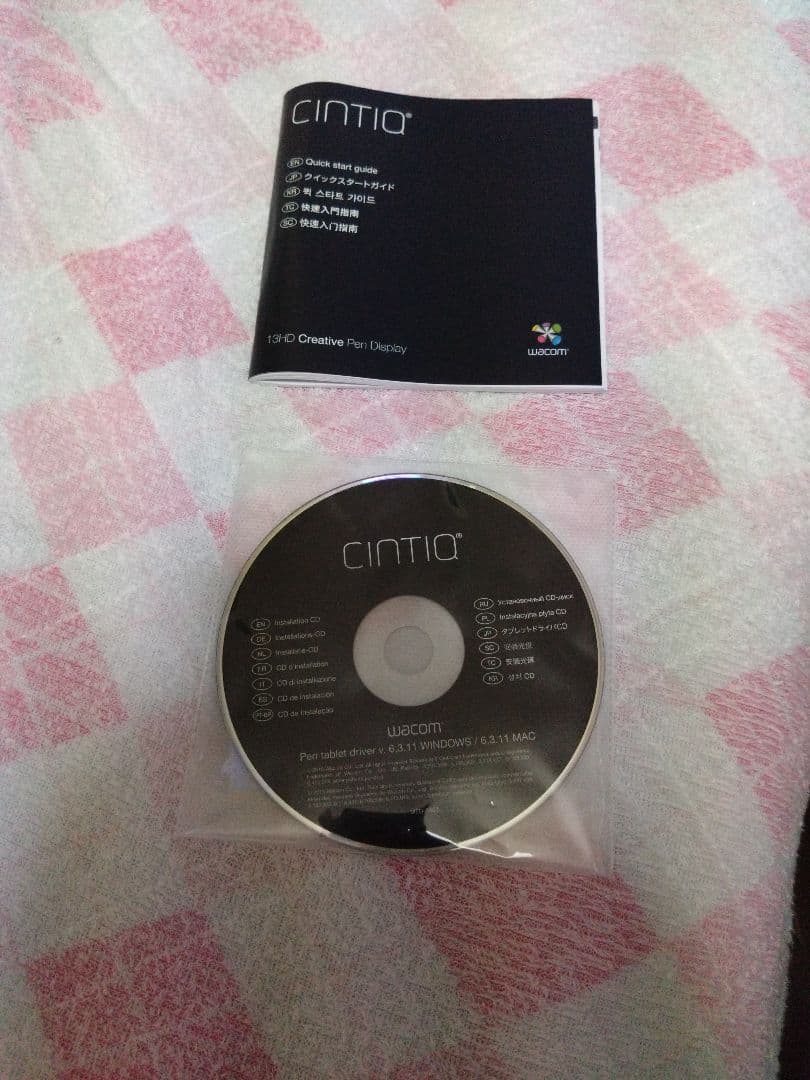 Wacom　cintiq 13HD 液タブセット　DTK-1300/K0
