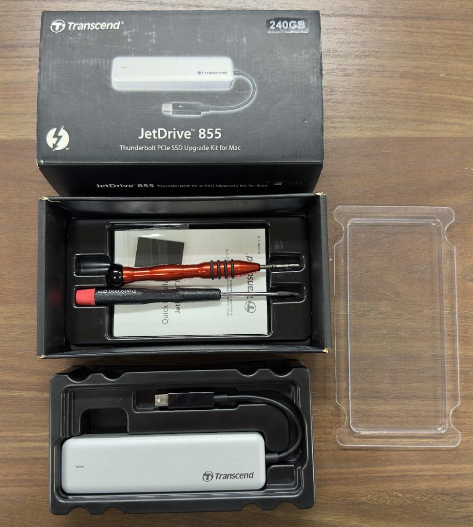 JetDrive 855 240GB Mac専用 SSDアップグレードキット