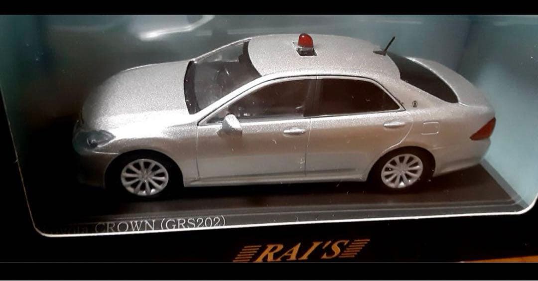 【4台セット】レイズ　クラウン　パトカー　1/43