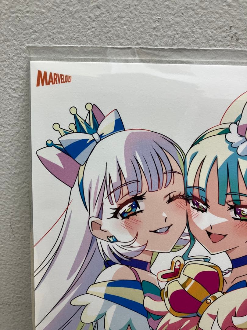 わんだふるぷりきゅあ！ ブルーレイ　全巻購入特典 描き下ろし　色紙