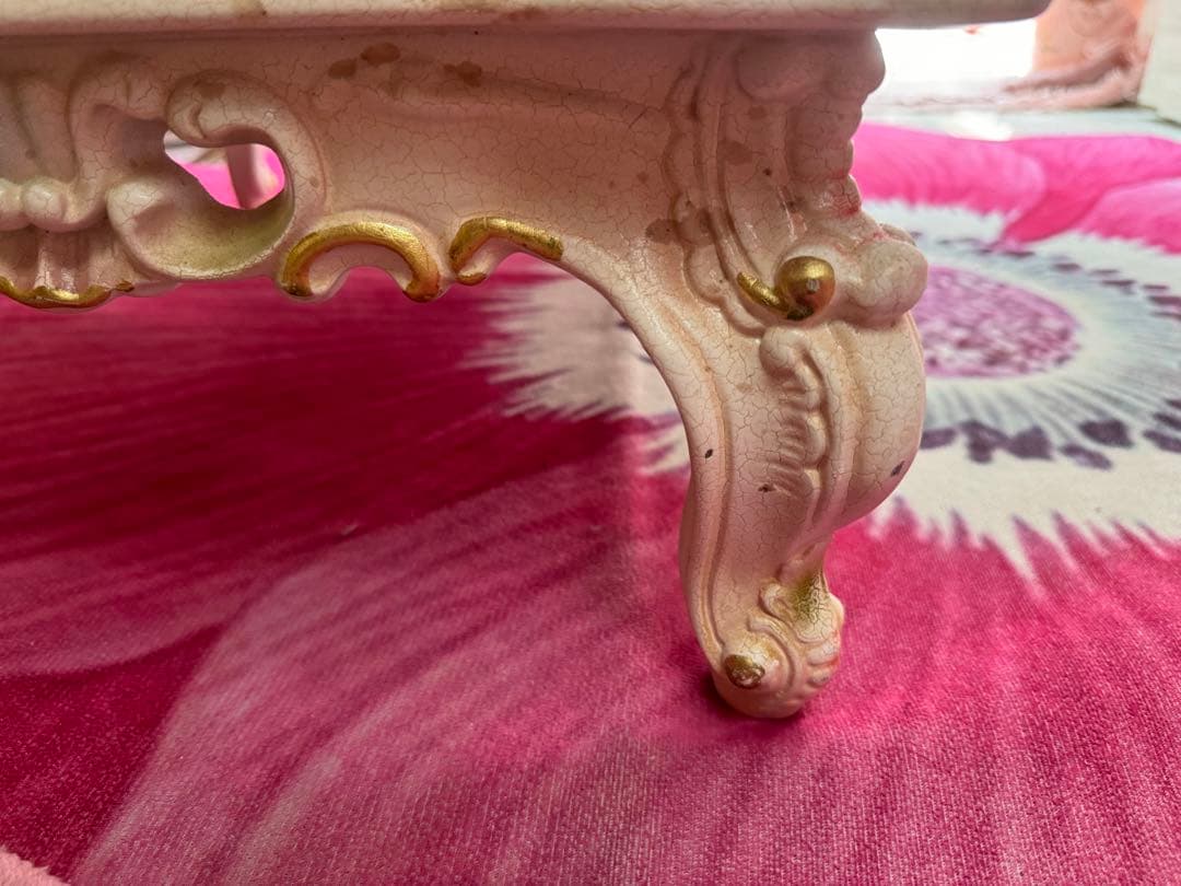 フレンチスタイル キャビネット 4段ロココ調