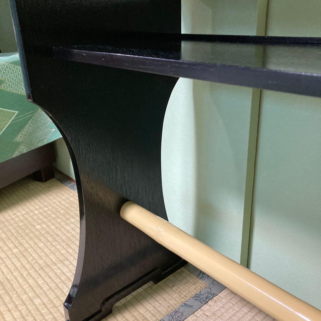 茶道　立礼用棚　掻き合塗り　組み立て式