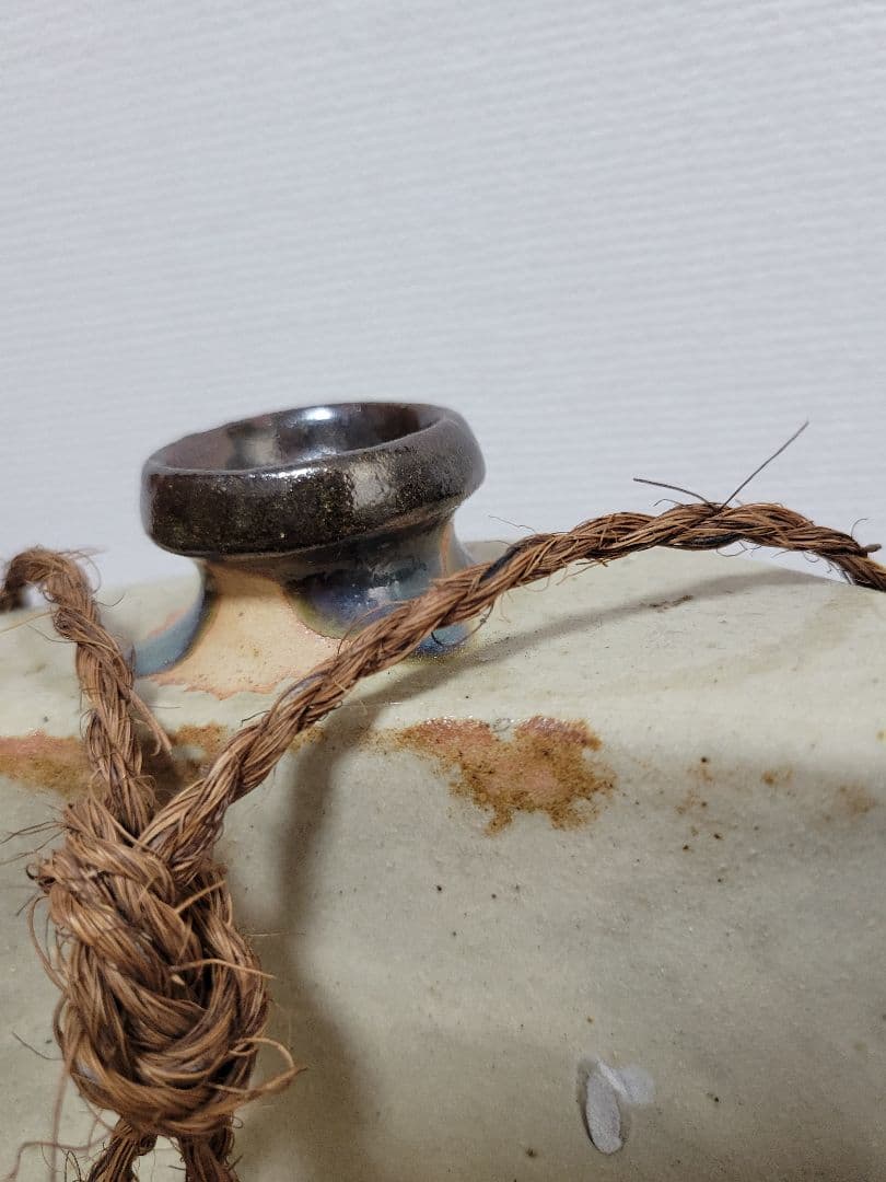 宮城智　壺屋焼魚図宝瓶　最大横幅約15cm