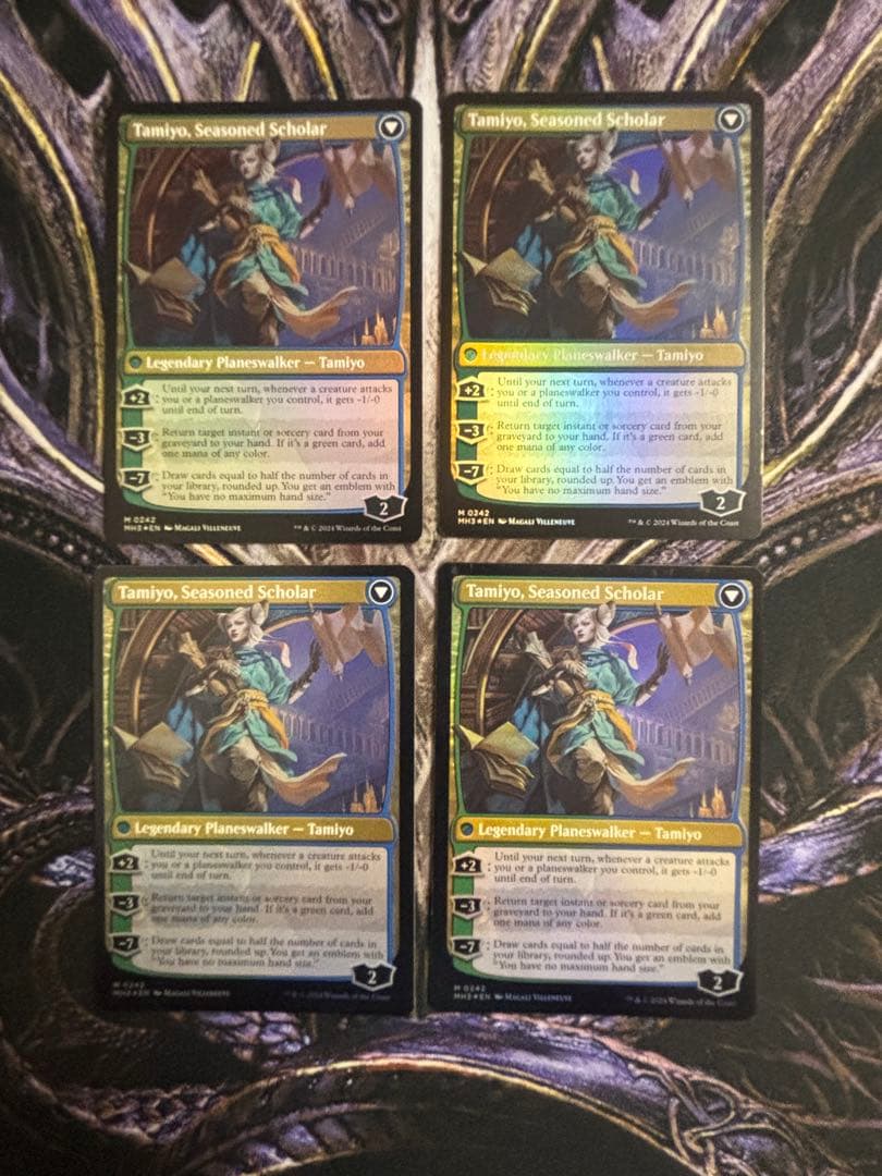 【最安値】MTG　MH3　知りたがりの学徒、タミヨウ　英語版　Foil　4枚