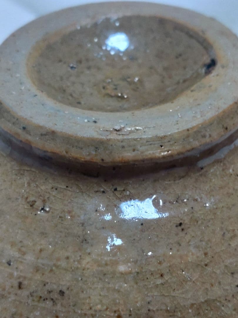 珍品【茶道具】水間焼　栄寿土　抹茶碗