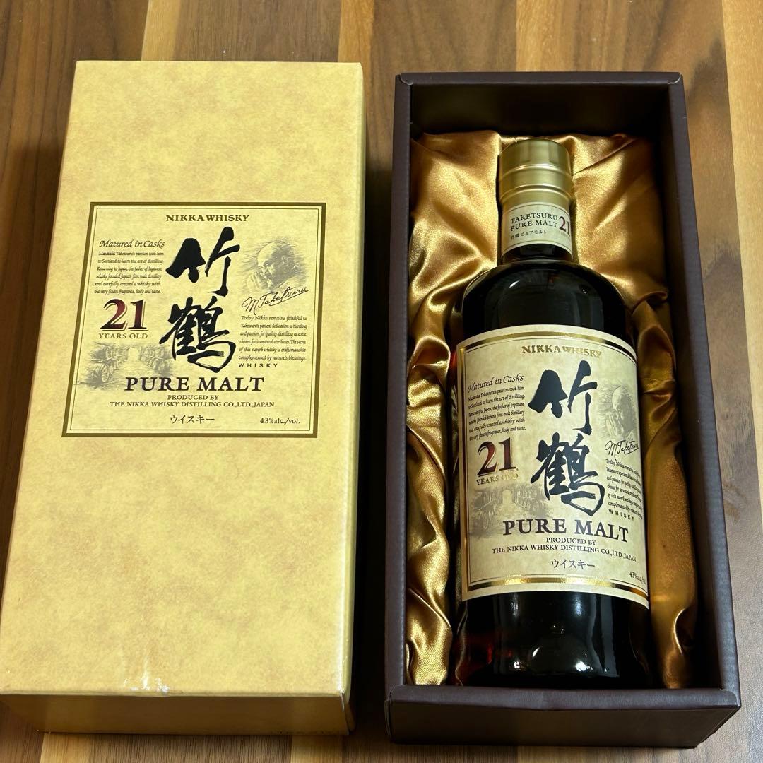 ニッカウイスキー 竹鶴 21年 ピュアモルト 700ml