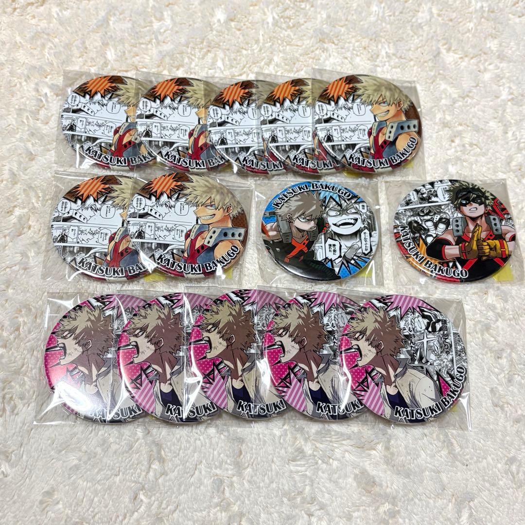 ヒロアカ 爆豪 heroes ヒーローズ 缶バッジ まとめ売り