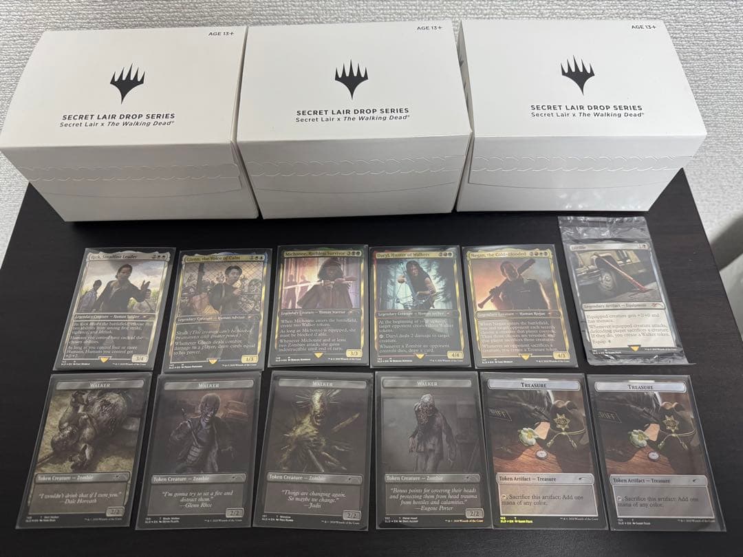 MTG Secret Lair Walking Dead 未開封3箱+シングル