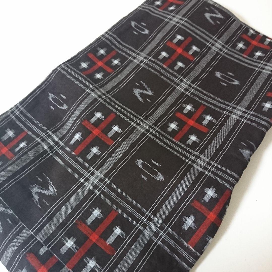 1565★書生絣 綿の着物 アンサンブル おまとめ リメイク素材