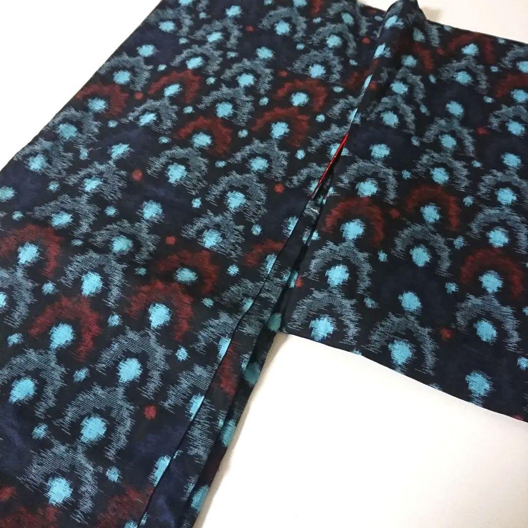 1565★書生絣 綿の着物 アンサンブル おまとめ リメイク素材