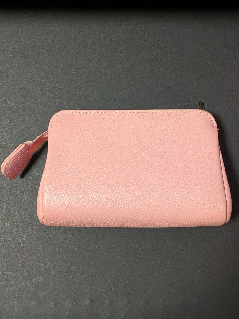 CHANEL ピンク ポーチ キャビアスキン