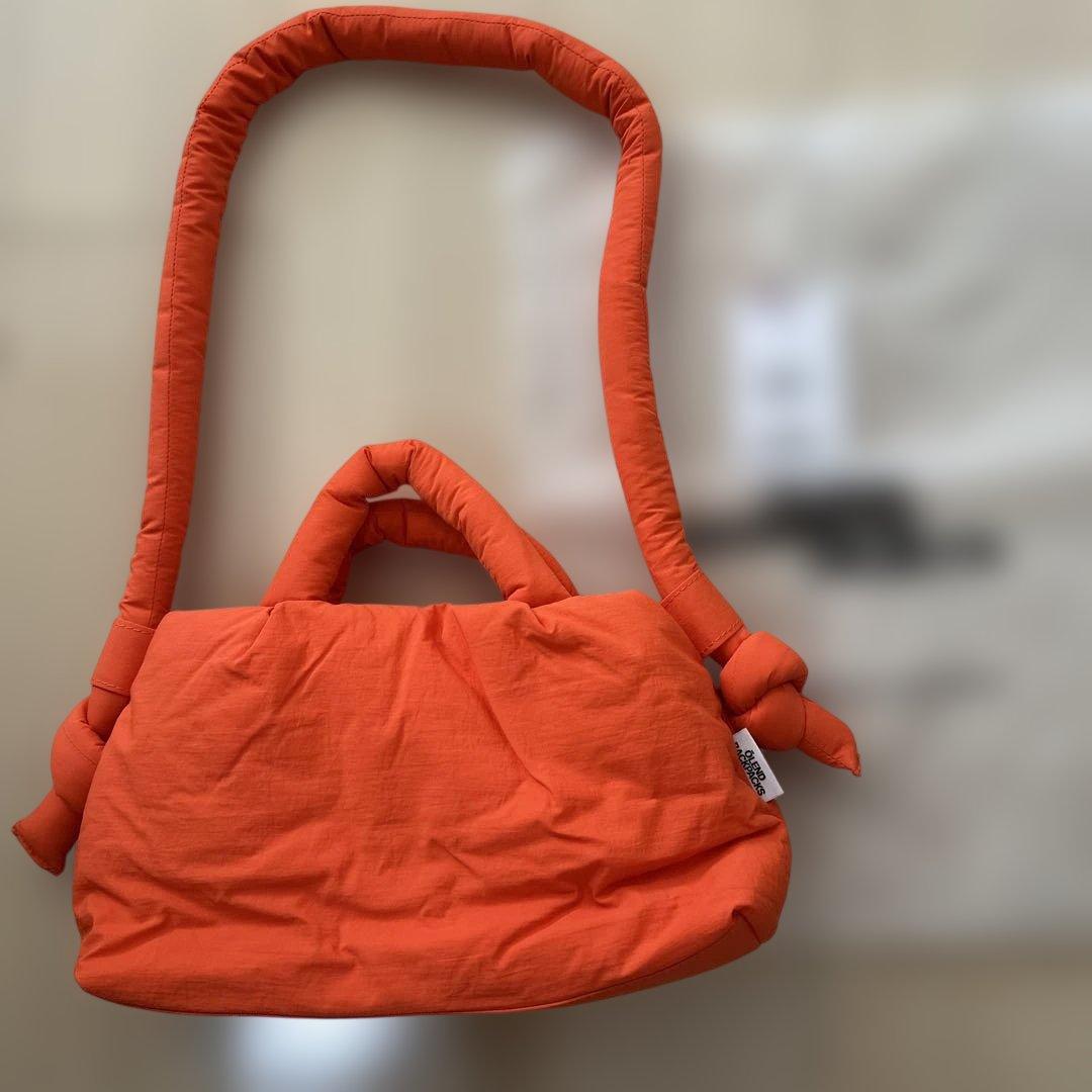 【美品】OLEND オレンド MiniOna Soft Bag オレンジ ミニ