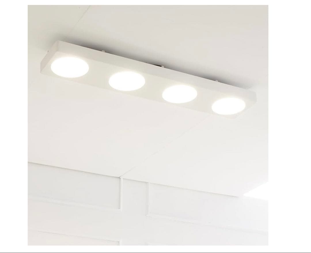 LOWYA 天井照明 シーリングライト LED 照明 リモコン付き ホワイト