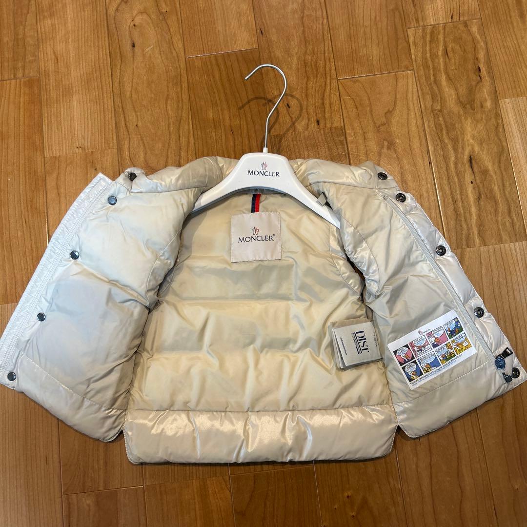 モンクレール ベビー ダウン ベスト アイボリー 80㎝