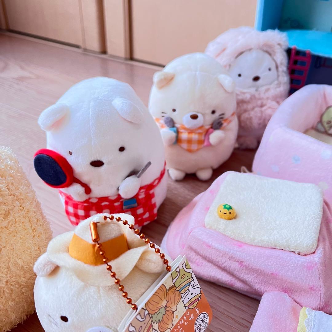 【まとめ売り！】64点　すみっコぐらし　ぬいぐるみ　マスコット　ストラップお部屋