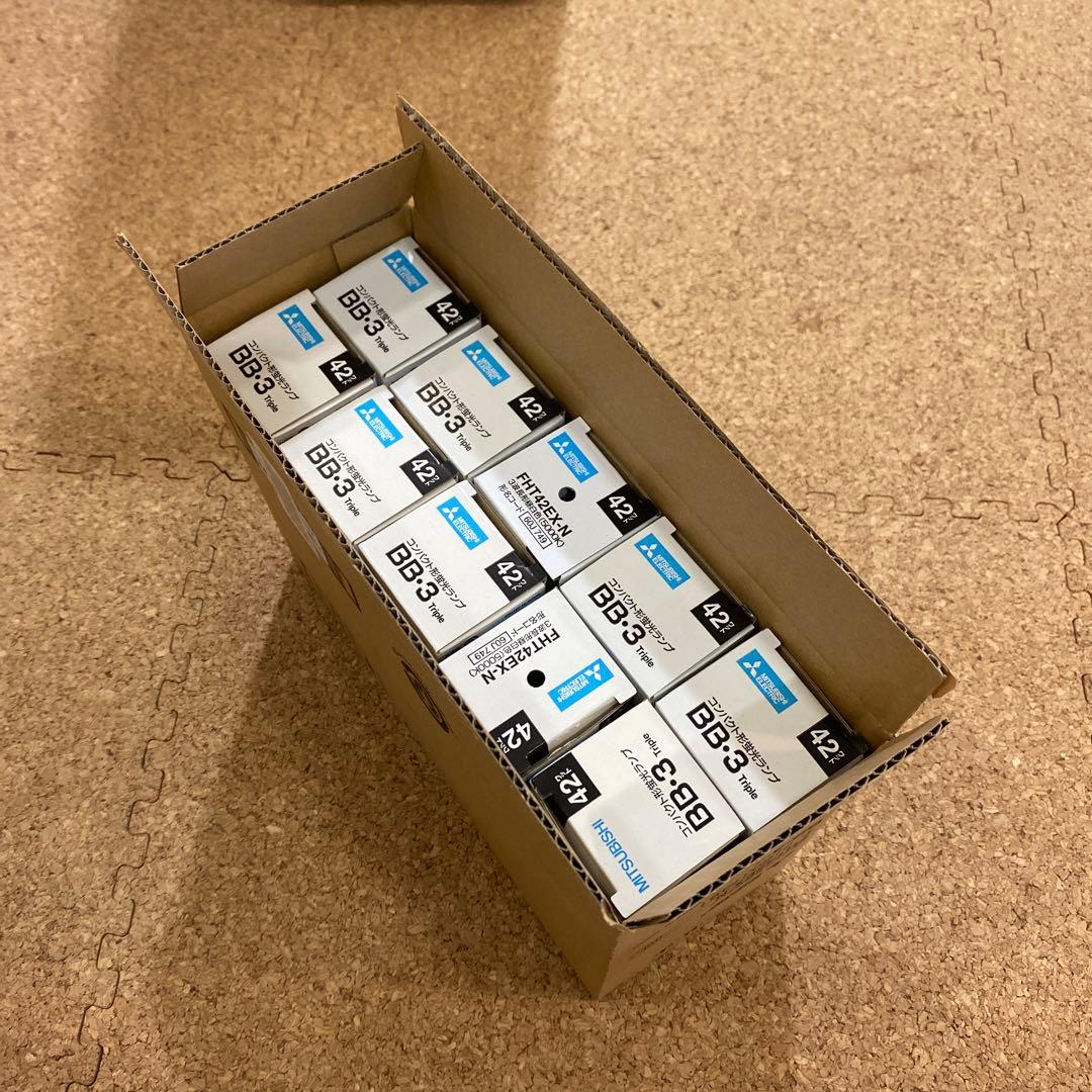 MITSUBISHI FHT42EX-N コンパクト形蛍光ランプ　11個入り