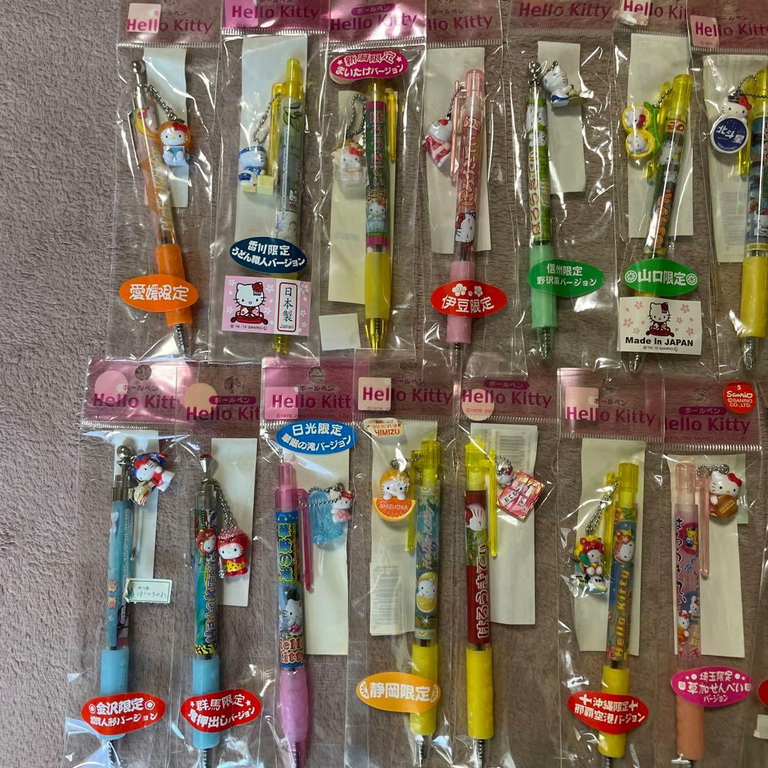 ご当地キティ　ボールペン14本セット