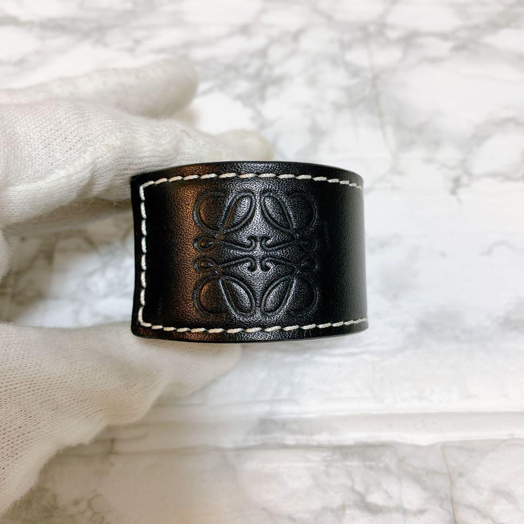 LOEWE ブレスレット スラップブレスレット スモール ブラック