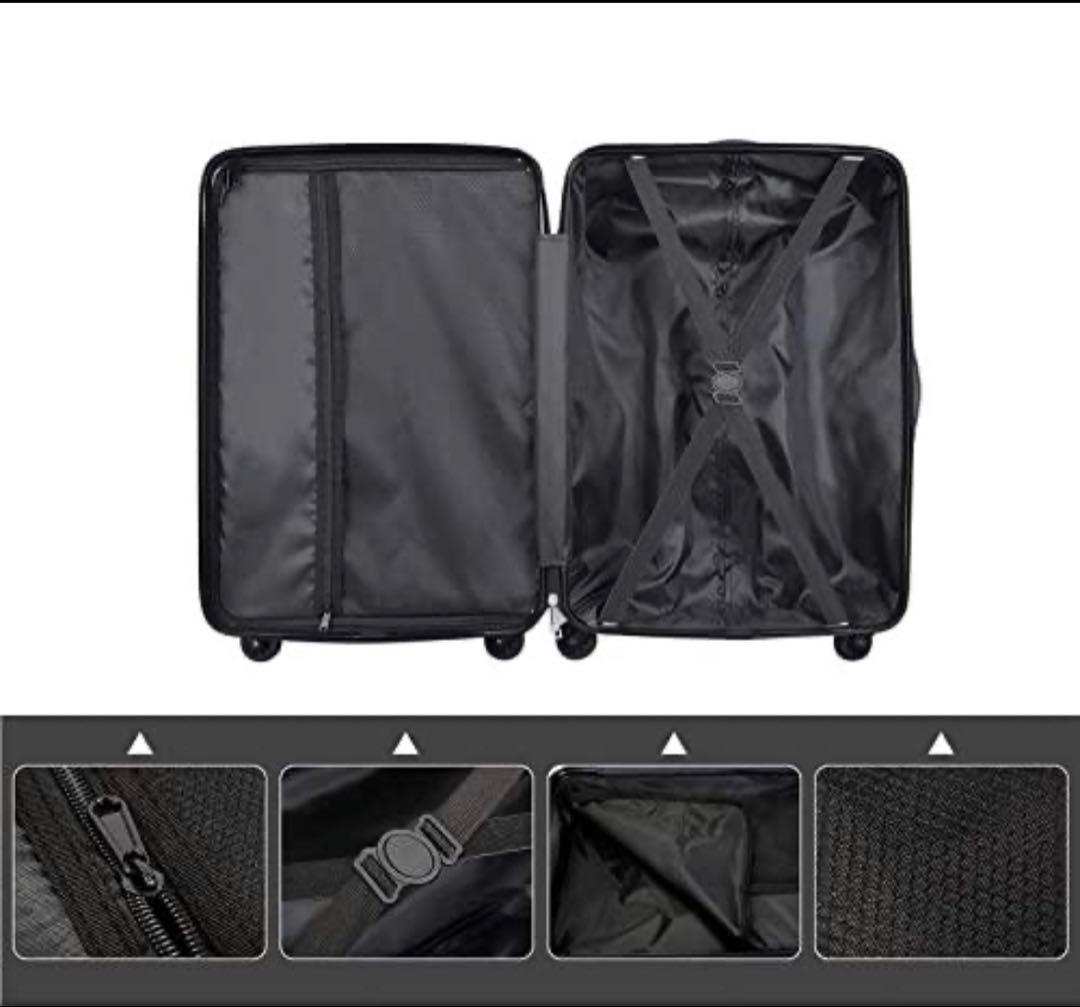 スーツケース キャリーバッグ キャリーケース 大型 静音 親子セット