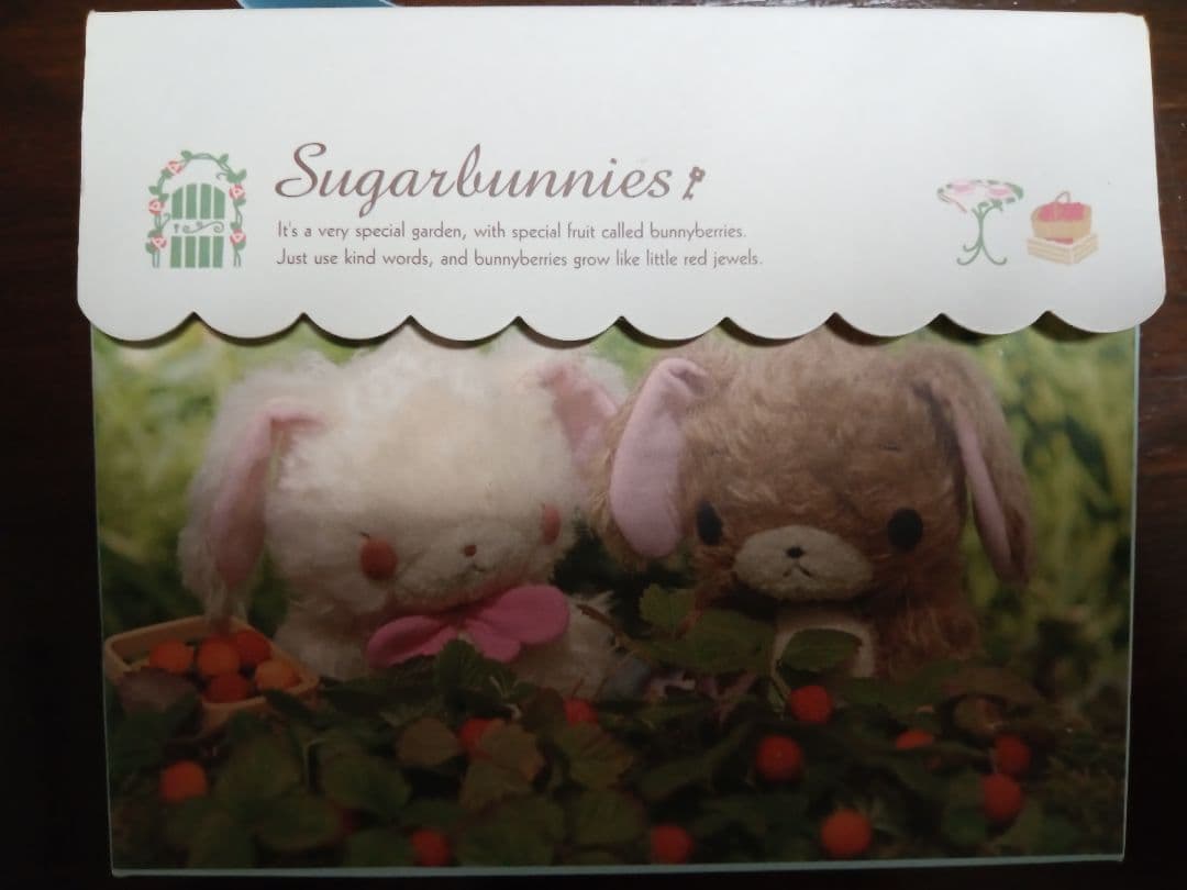 当時物 シュガーバニーズ sugarbunnies ぬいぐるみ2体 絵本セット