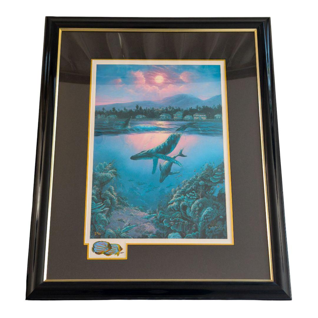 真作保証 クリスチャンラッセン マウイ ホエール シンフォニー 42/100