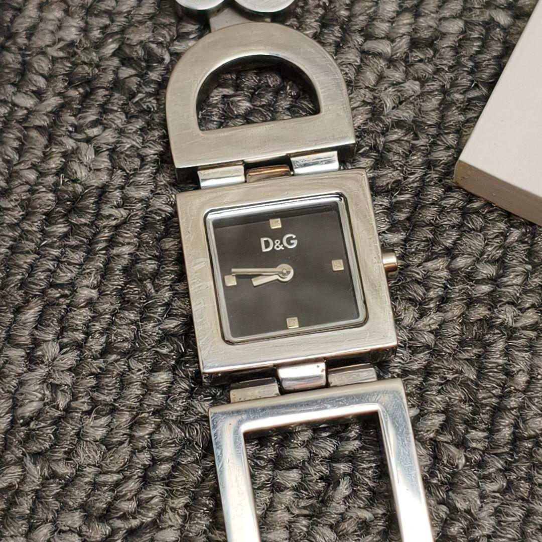 ♥️ 動作品 D&G スクエアフェイス 腕時計