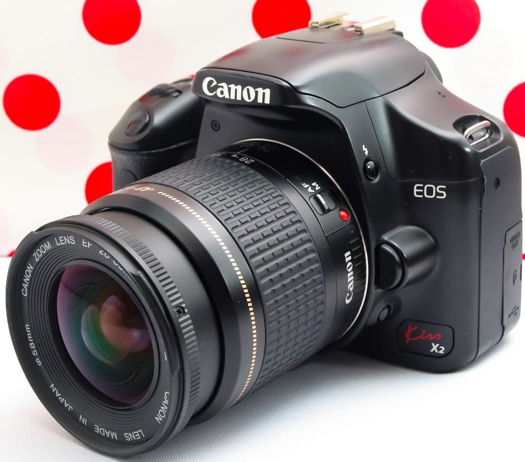 Canon kiss x2❤スマホに転送OK❤入門用一眼レフ❤