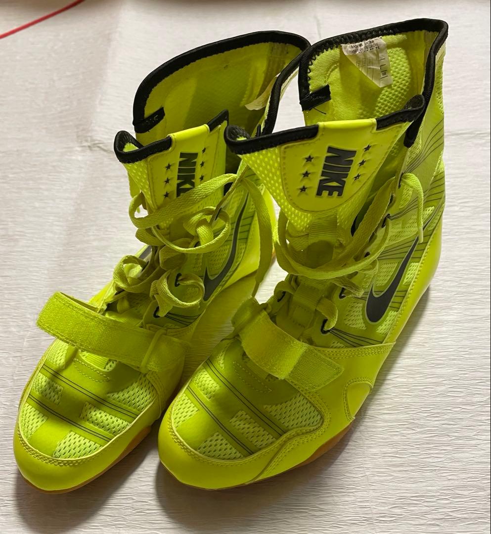 NIKE メンズ　ボクシングシューズ　イエロー