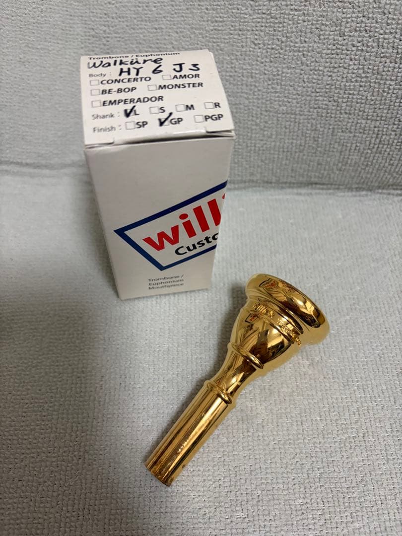 willie's Walkure HY6J3トロンボーンマウスピース GP