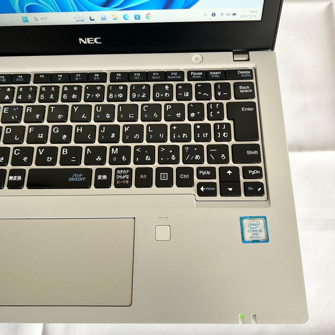 美品 NEC ノートパソコン SSD256 Win11 Corei5 A46
