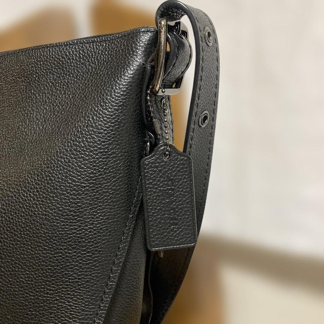 COACHショルダーバッグ★21378、美品.オールレザー、メンズ、レディース