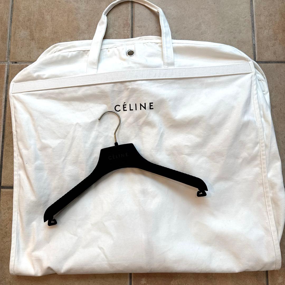 美品　セリーヌ　クロンビーコート　グレー　フィービー期