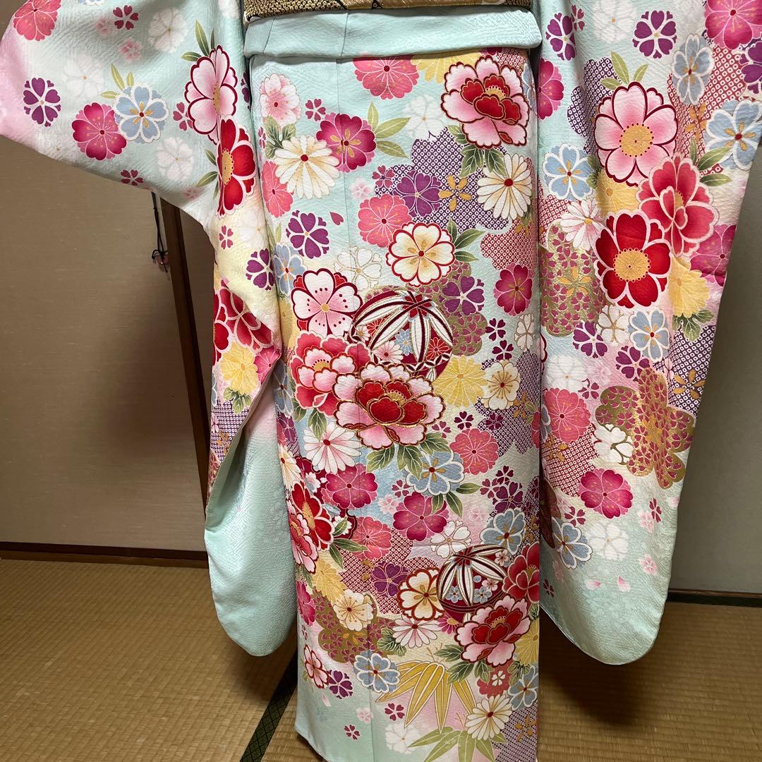 振袖　6点フルセット　成人式　結婚式　身丈159 裄69 美品