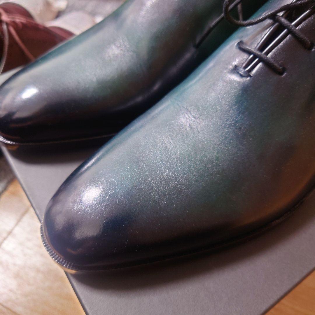 MON MODEL　モンモデル　ホールカット　千手染　パティーヌ　ブルーグリーン