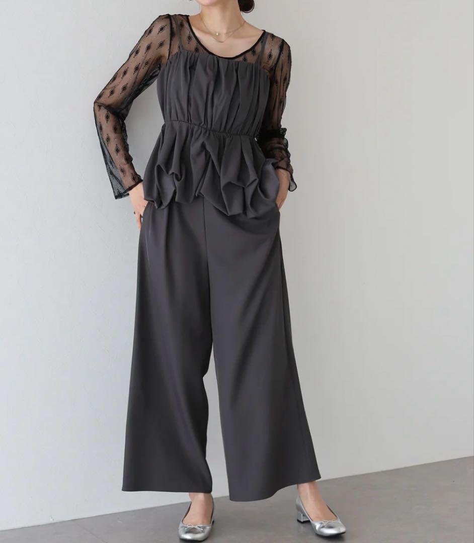 パンツドレス Baloom cami set up et.UNiVER グレー