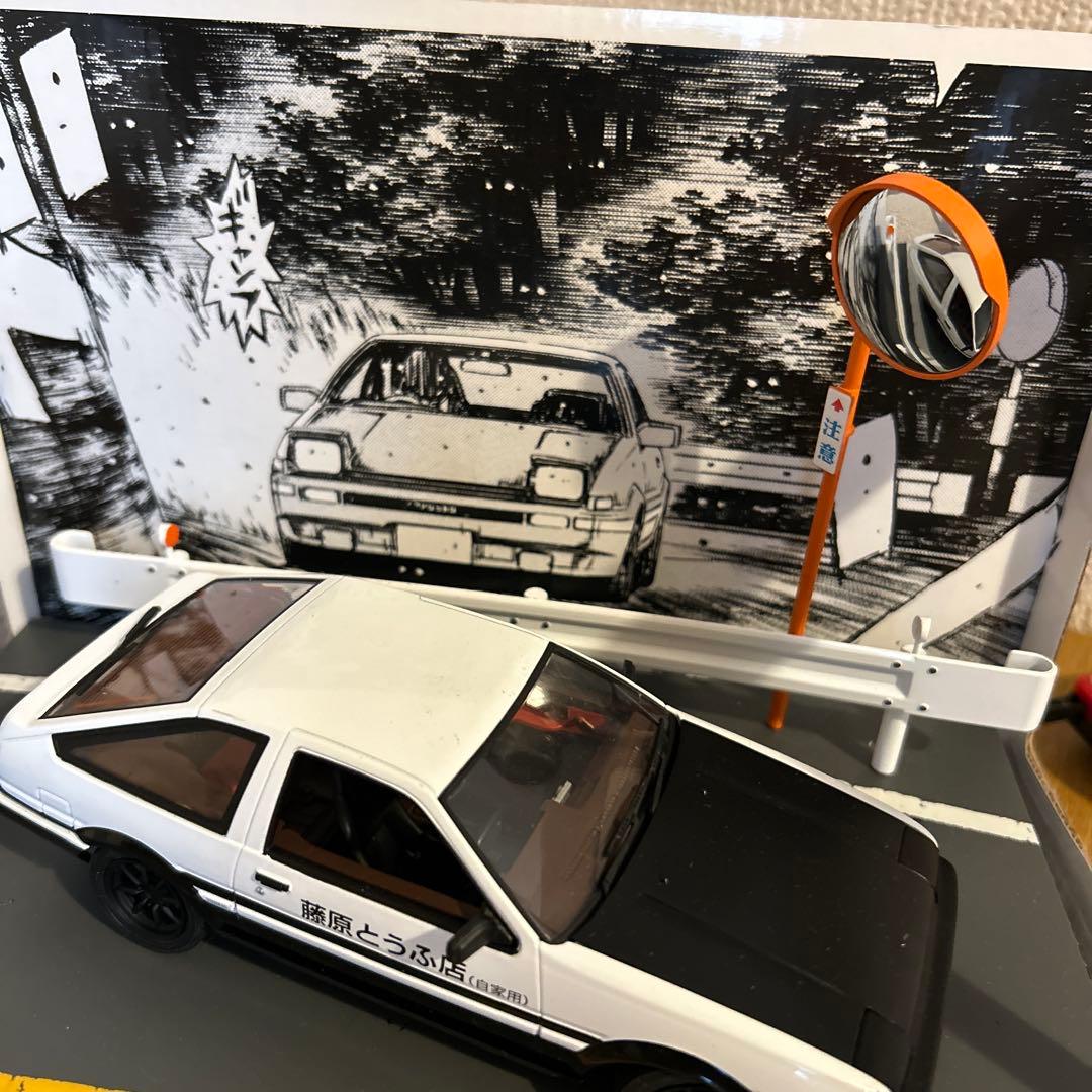 イニシャルD TOYOTA AE86 ミニカー　 台座ネジ欠品