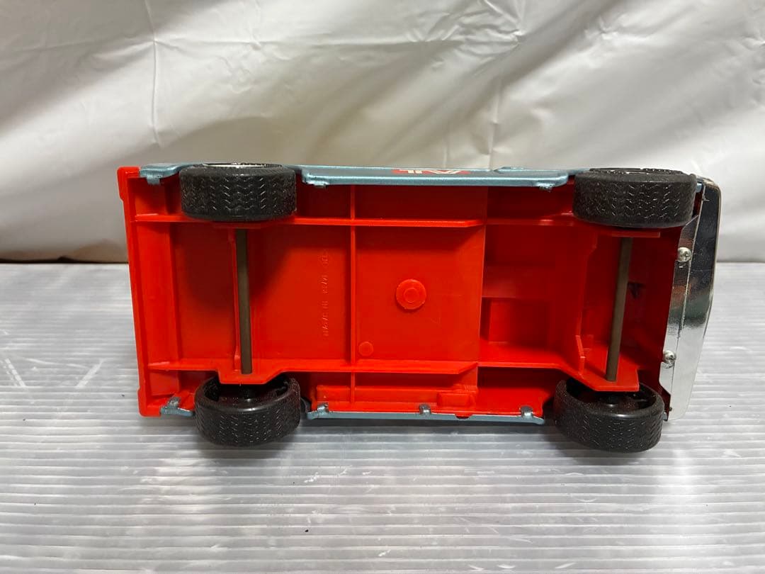 野村トーイ ブリキ テレビ中継車 RTVラジオ・テレビ放送 当時物 昭和レトロ