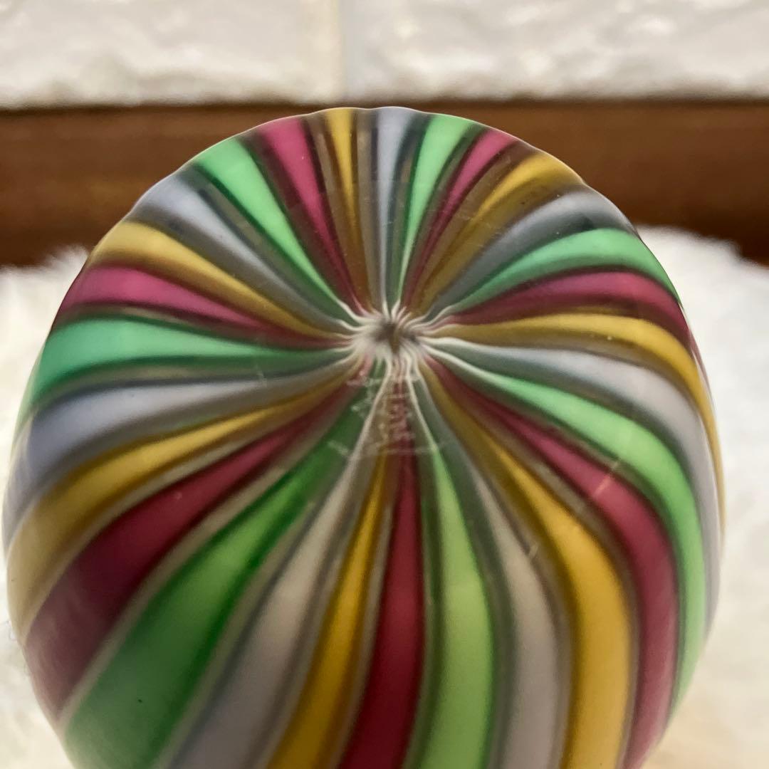 一輪挿し　花瓶　ベネチアンガラス調