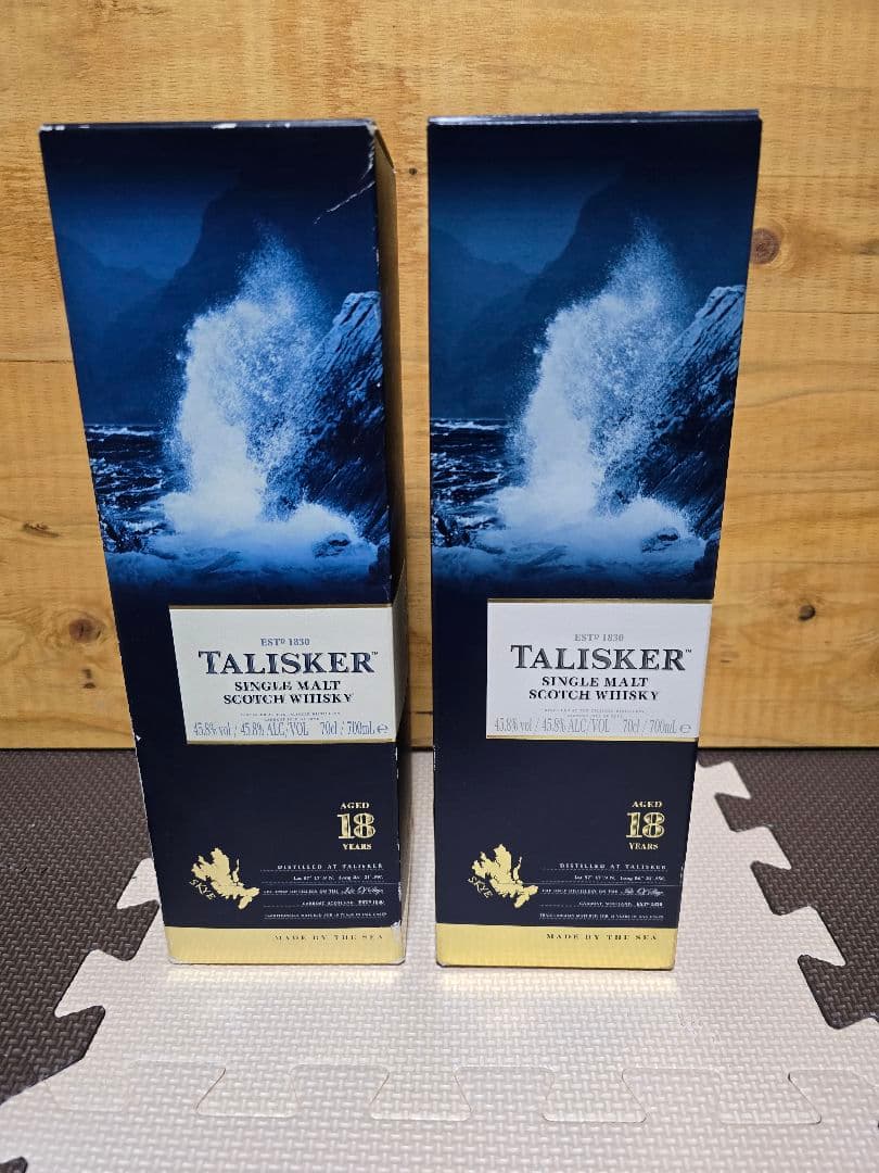 (正規品)旧タリスカー18年 2本送料無料　未開栓　スコッチウイスキー