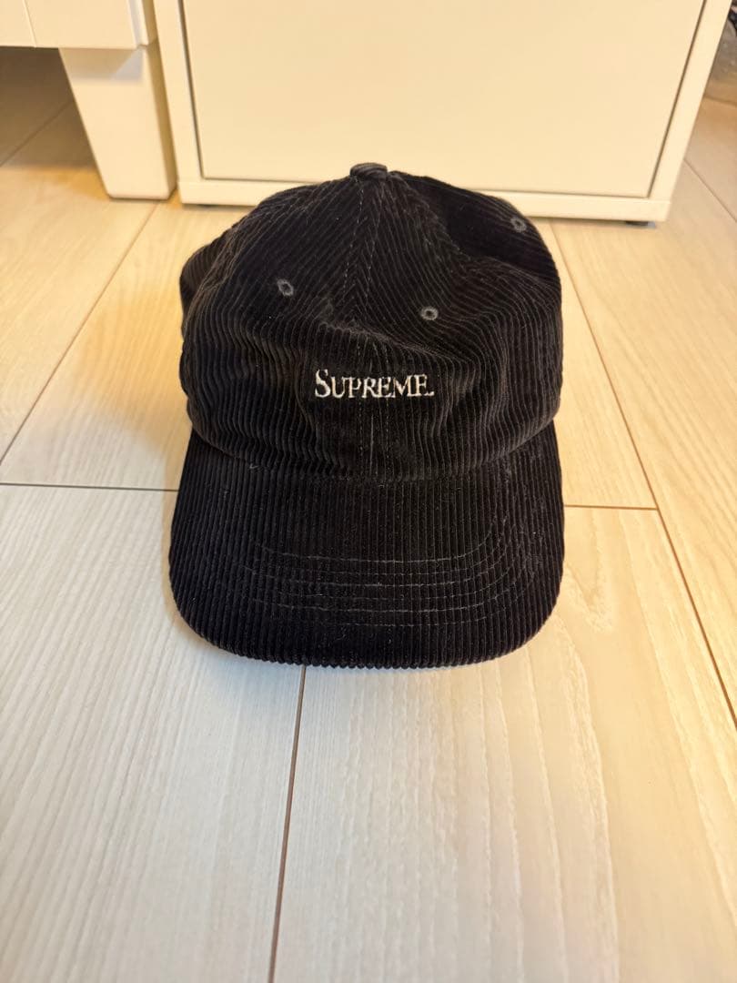 SUPREME キャップ コーデュロイ USA製