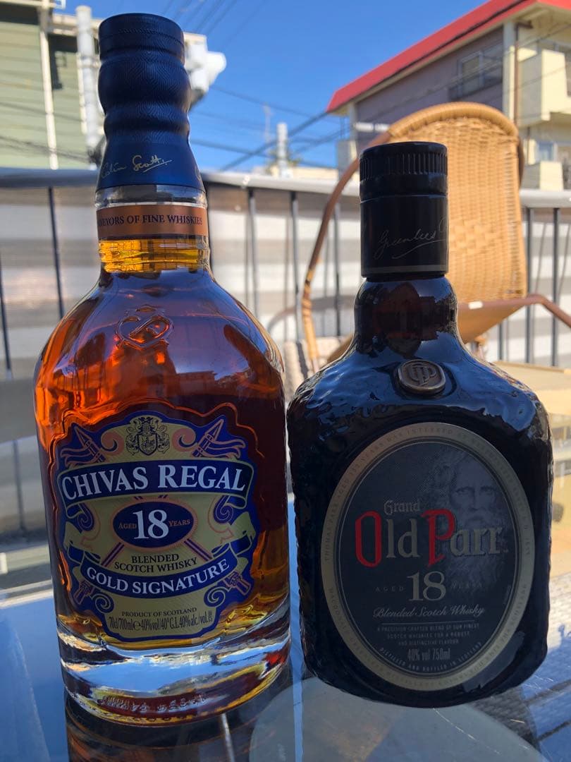 Chivas Regal18年&Old Parr18年2本セット
