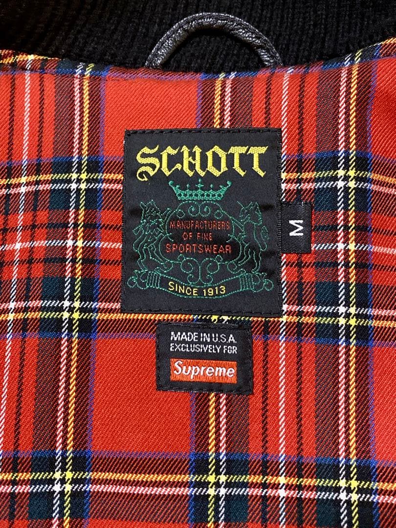 Supreme×Schott LeatherJacket シュプリーム　レザー
