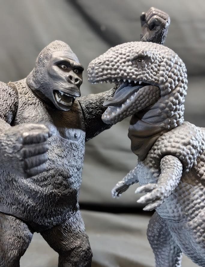 キングコングvs.暴君竜（エクスプラス）ソフビ２体セット未開封