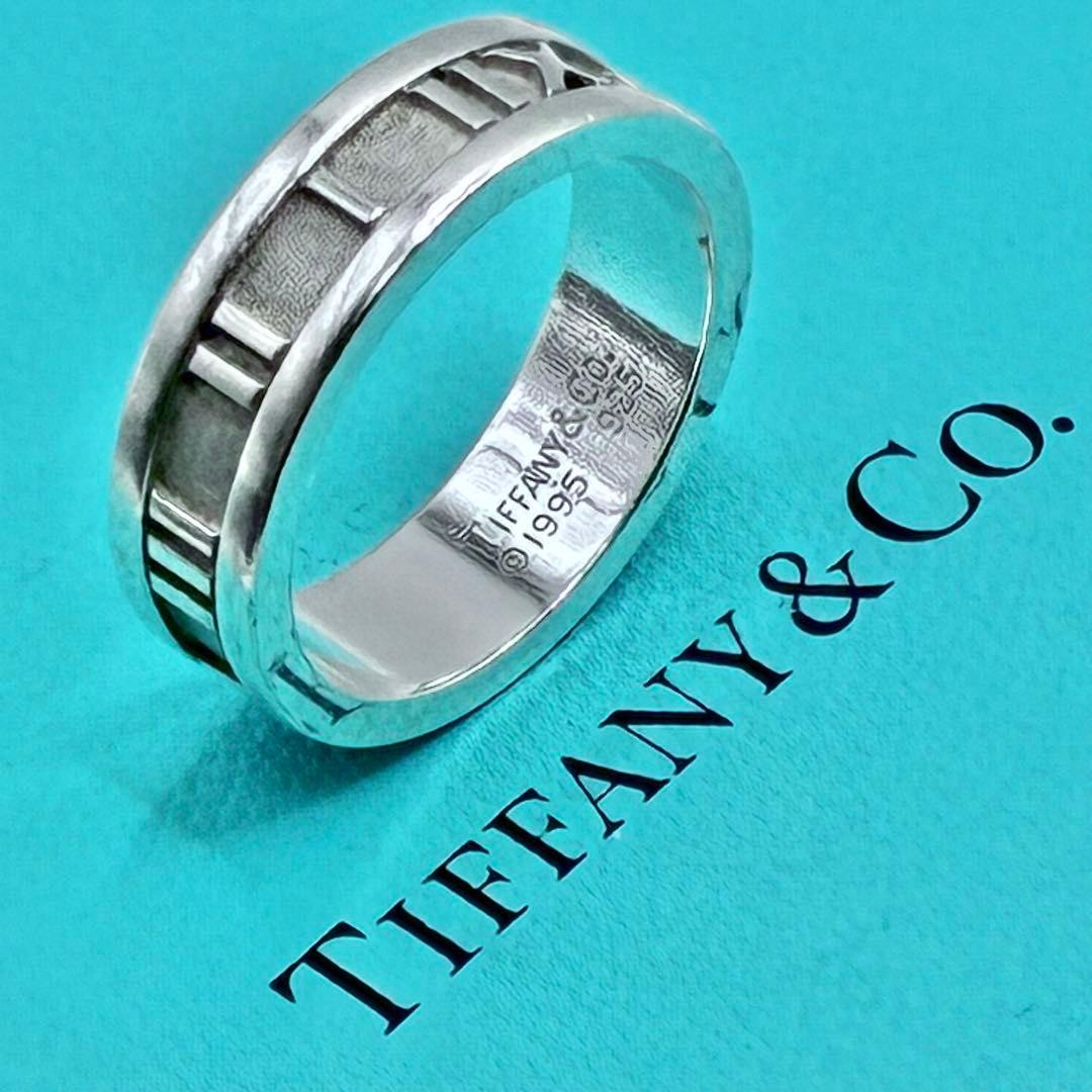 ティファニー アトラス リング 17.5号 指輪 シルバー925　メンズ　大きめ