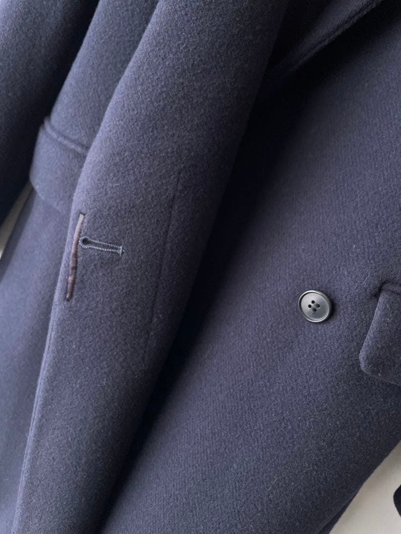 美品✨エストネーション　22AW ウール　ミドル丈　チェスターコート　36 紺