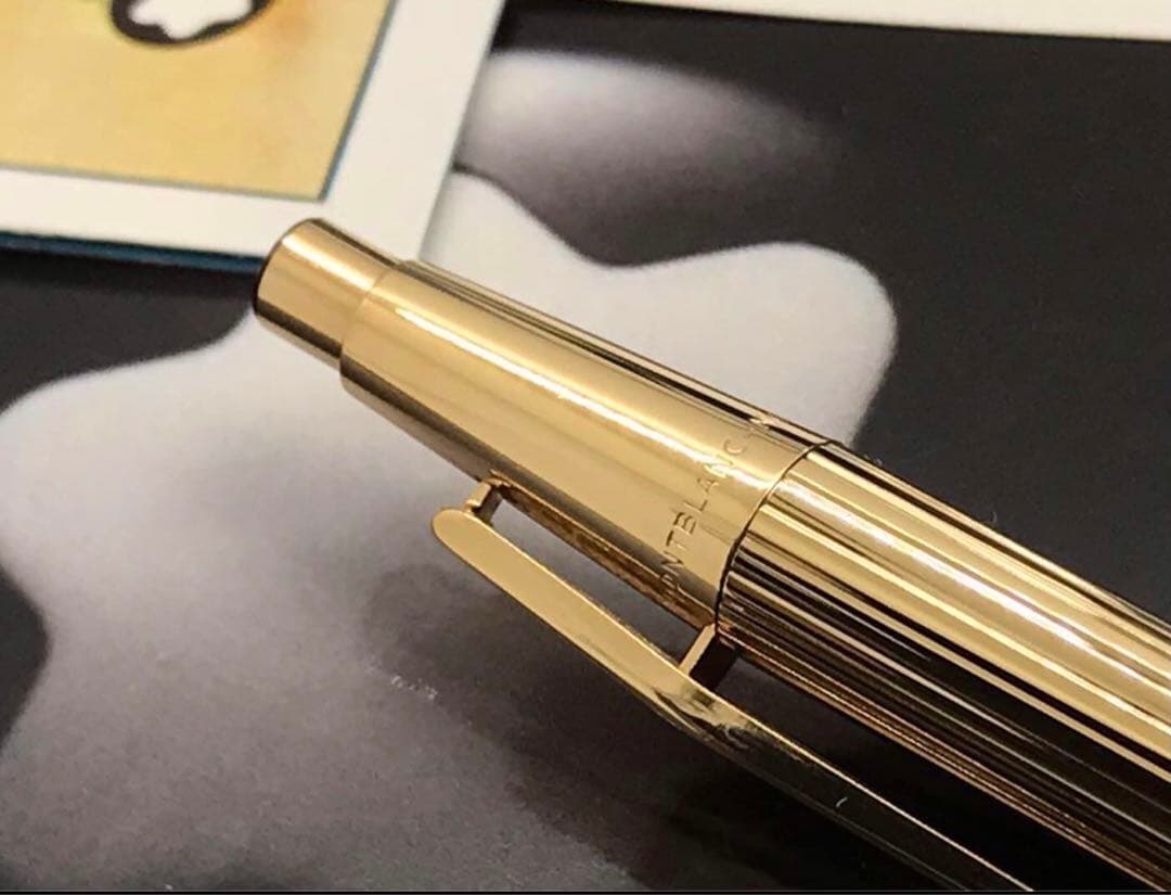 モンブラン　ボールペン★極美品！金運を呼ぶ総金張り銘品★ノブレスNo1947稀型