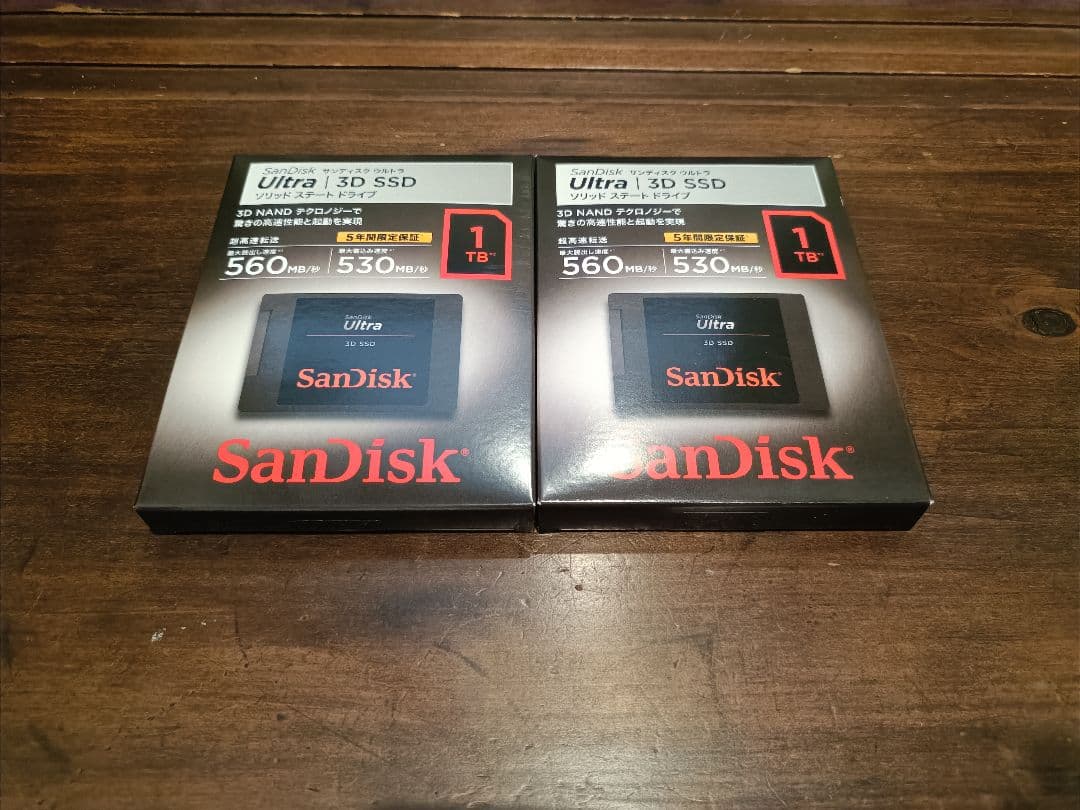るい　SanDisk Ultra 3D SSD 1TB