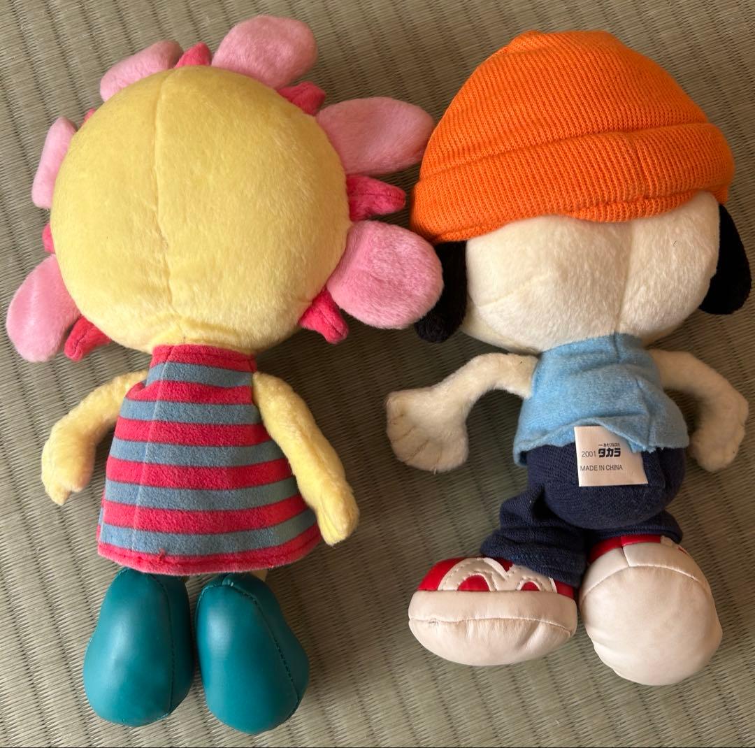 パラッパ　サニーちゃん　ぬいぐるみ　パラッパラッパー