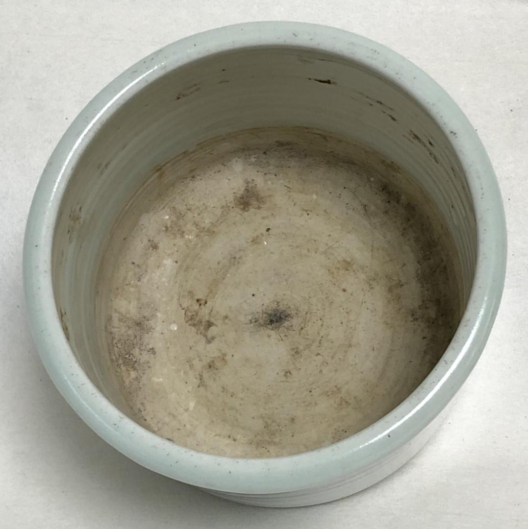 古染付筒 伝世品焼物 青花 ウブ品 入手困難 骨董 中国古玩 WWTT159